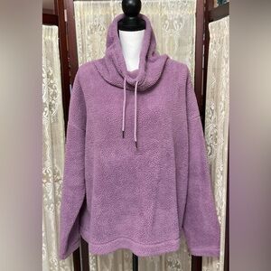 CHAMPION HIGH NECK FLEECE PULLOVER - SZ XL